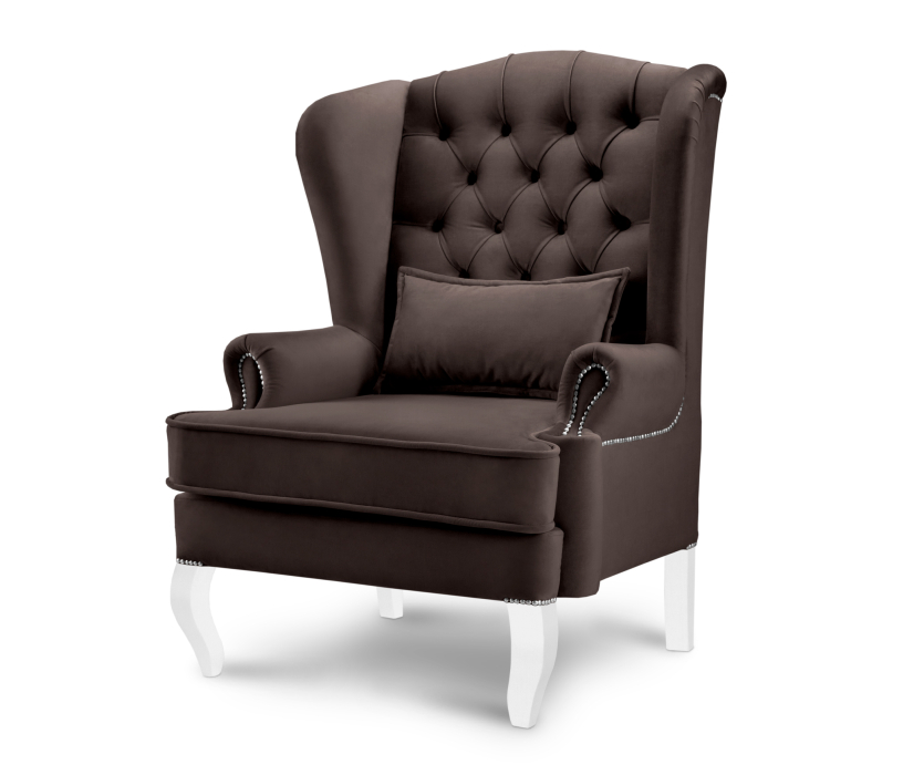 Кресло для отдыха, Кресло дизайнерскиое Лорд, микровелюр