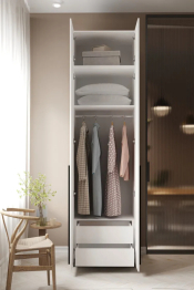 Шкаф распашной с антресолью София 2600х800х520 мм