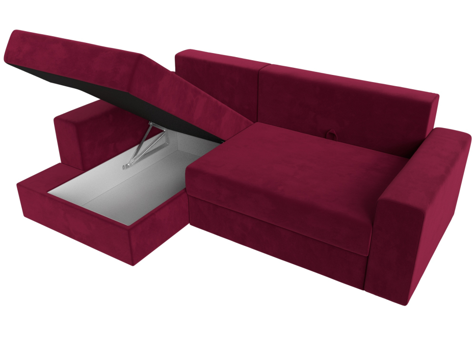Офисные диваны, Угловой диван Майами левый угол, микровельвет