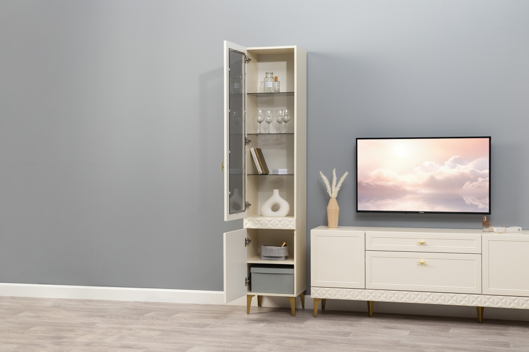 Стеклянные, Шкаф витрина Марион 16.397.01