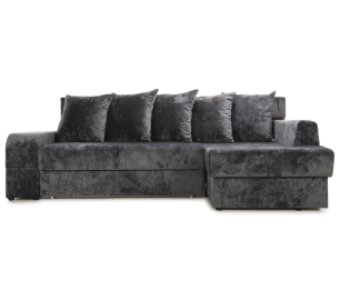 Угловой диван Марго 1 правый, велюр