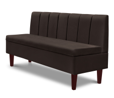 Диваны прямые, Диван прямой на ножках Лео 154, микровелюр