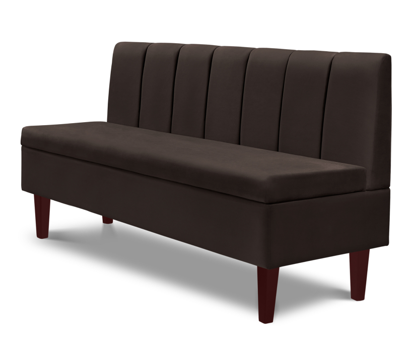 Диваны прямые, Диван прямой на ножках Лео 154, микровелюр