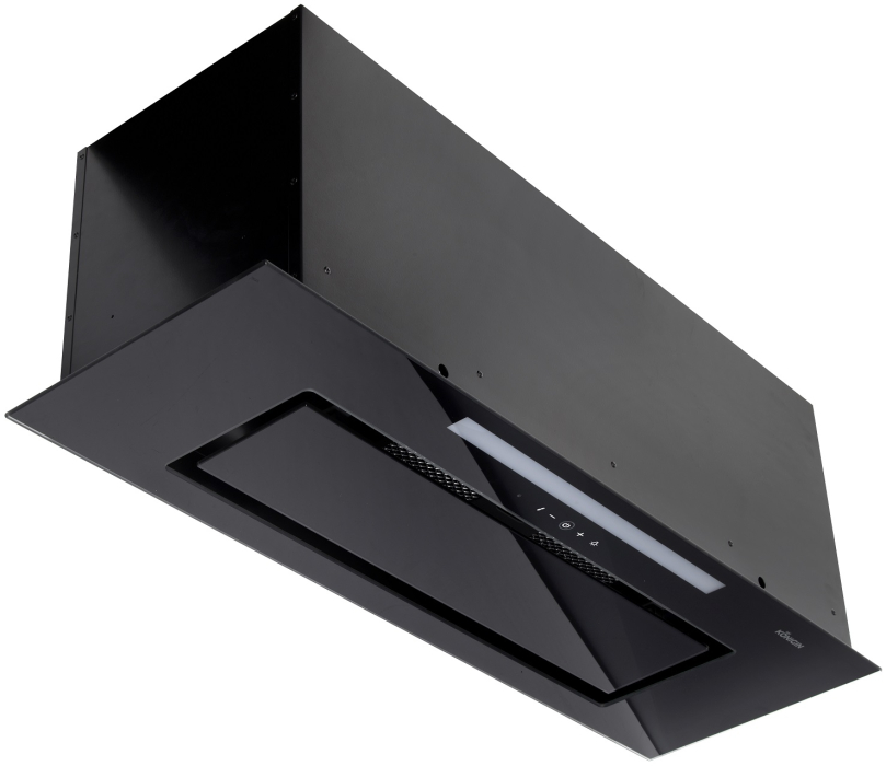 Вытяжки, Кухонная вытяжка Navi Black Glass 90