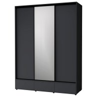 Шкафы-купе 3-х дверные, Шкаф-купе 3-дв  MOD 1800 зеркало/лдсп  (в2390*ш1800*г620)