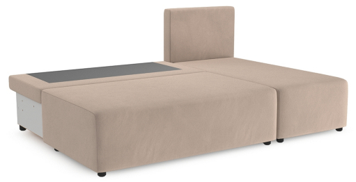 Угловой диван Каир Lux, велюр, правый