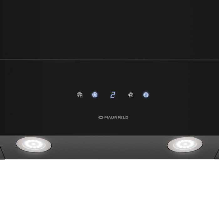 Вытяжки, Вытяжка MAUNFELD MANCHESTER LIGHT 90 черное стекло