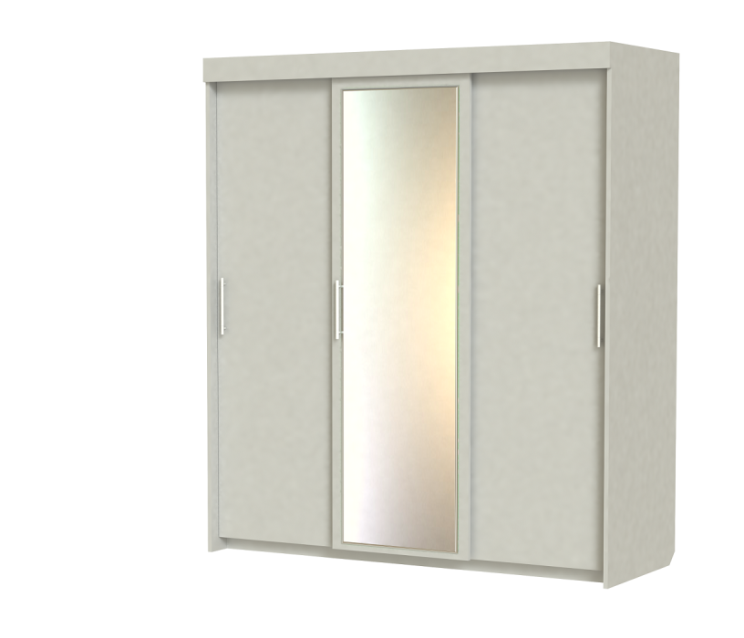 Шкафы-купе 3-х дверные, Шкаф-купе шк-20 3-х дверный с зеркалом