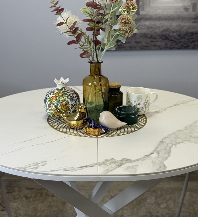 Обеденные столы, Стол Kenner R1000s раздвижной, керамика