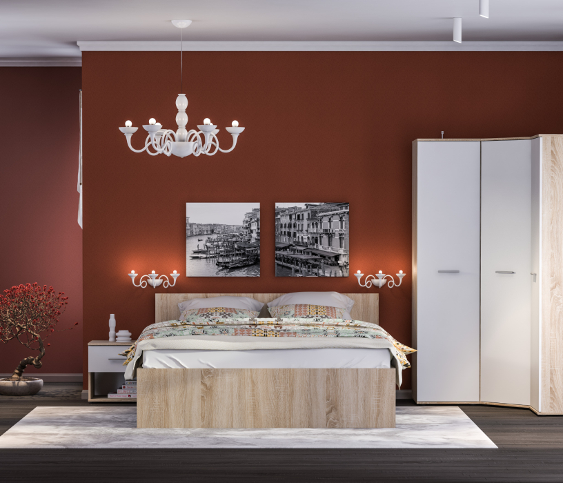 Спальные гарнитуры, Спальня Мамбо Комплект 1