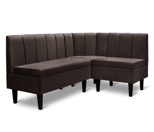 Диван угловой Лео, микровелюр