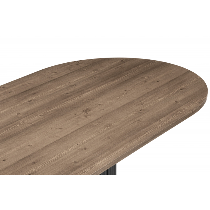 Обеденные столы, Стол Барон О 180 х 90 (черные ноги)