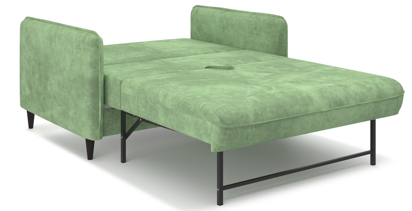 Дизайнерские диваны для гостиной, Диван-кровать Фьорд SMART 120, велюр