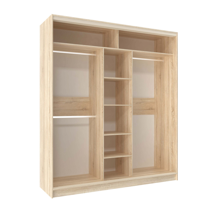 Шкафы-купе, Шкаф-купе 3-дв  Домашний 2000 лдсп/лдсп  (в2295*ш2000*г595)