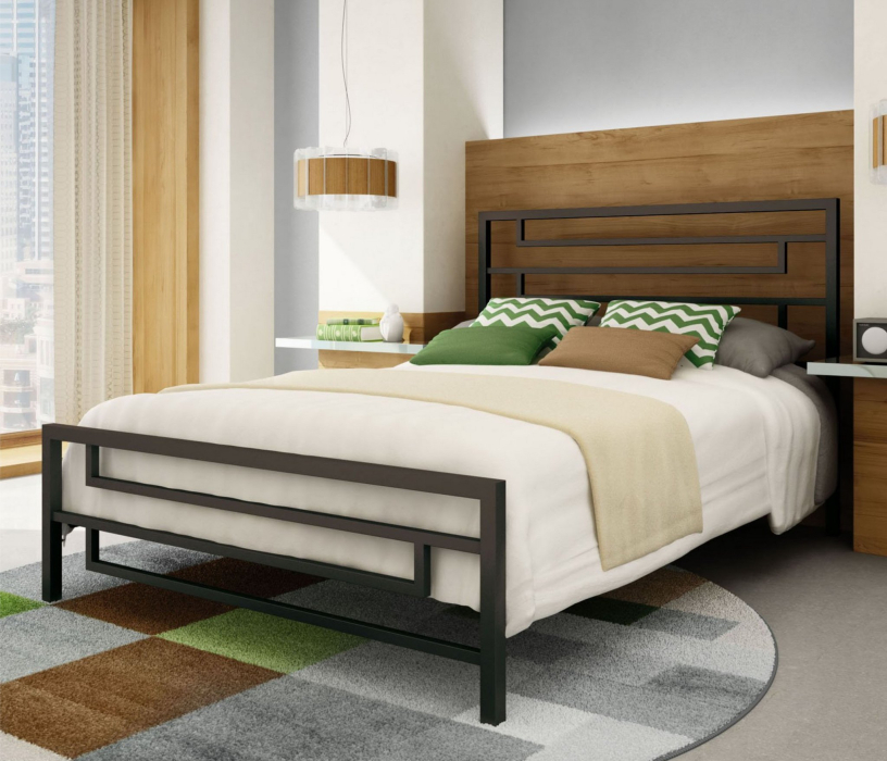 Кровати 160 см, Кровать в стиле лофт Сорренто 1.6