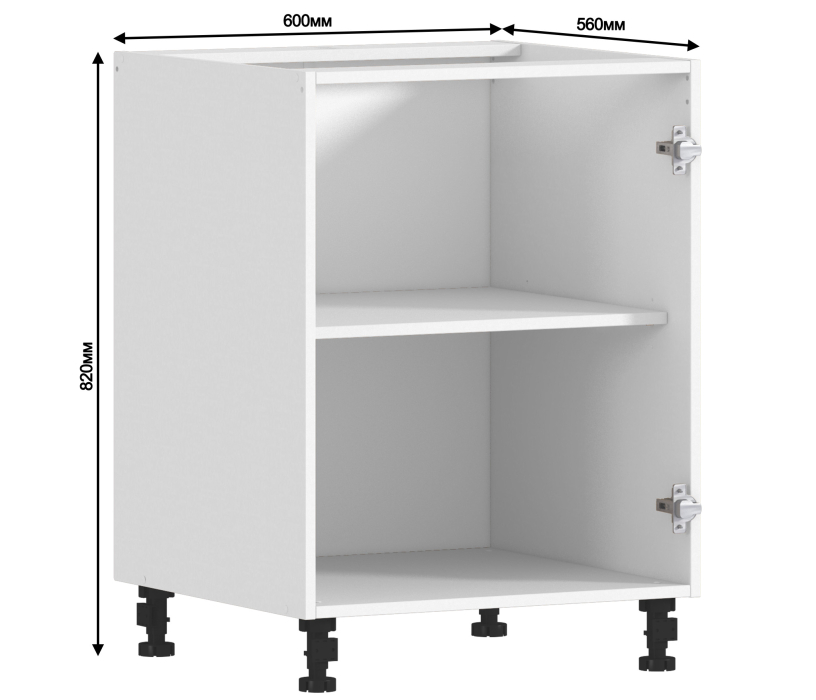 Корпус, Регина корпус для стола 1 дв 60х82 см
