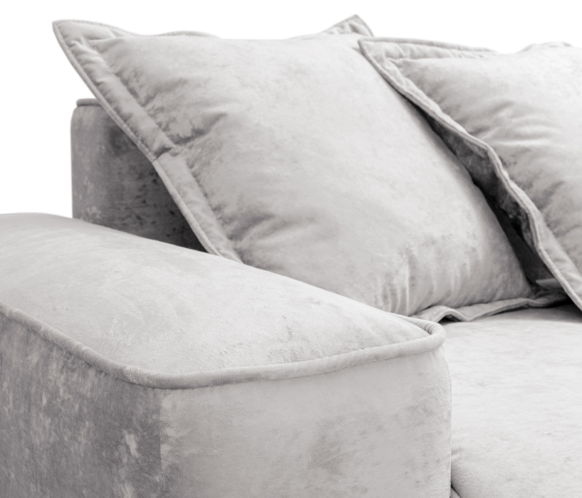 Диваны еврокнижки, Диван угловой "Бали"со спальным местом, микровелюр