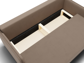 Прямой диван Санти,еврокнижка,велюр