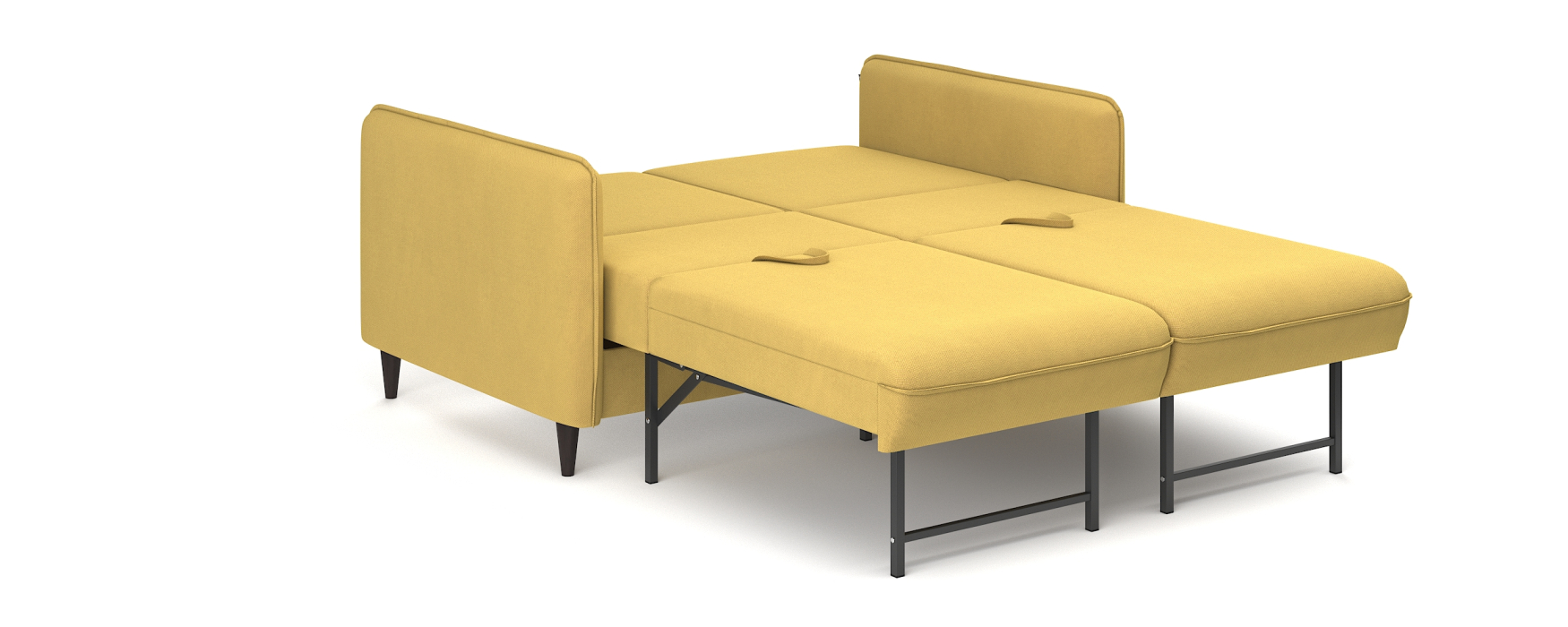 Дизайнерские диваны для гостиной, Диван-кровать Фьорд SMART 140, велюр