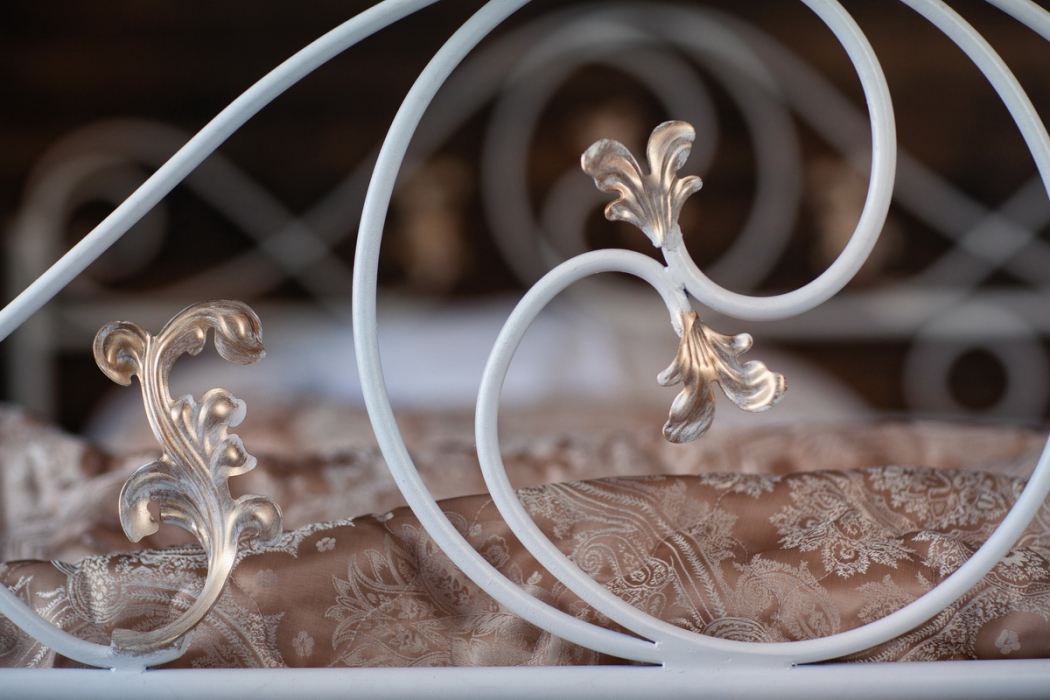 Кованые кровати, Кованая кровать Венеция 1.8 с одной спинкой