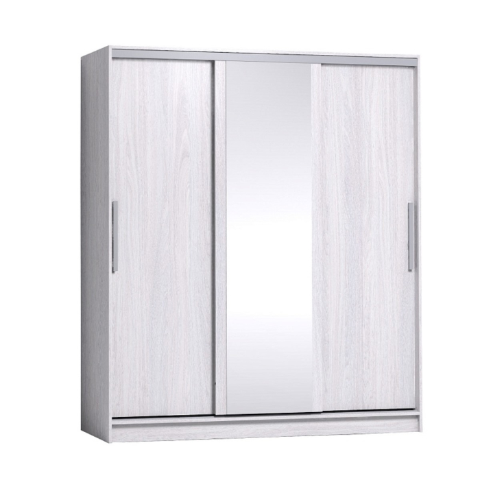 Шкафы-купе, Шкаф-купе 3-дв  Strike 2000 зеркало/лдсп  (в2105*ш2000*г595)