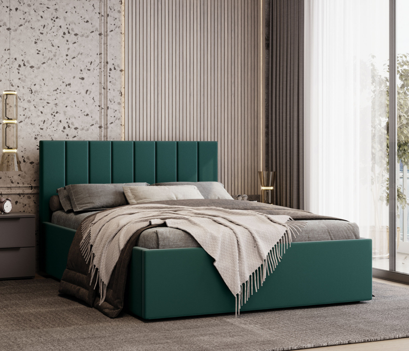 Мягкая кровать, Кровать Аурелия 1,2 с ПМ