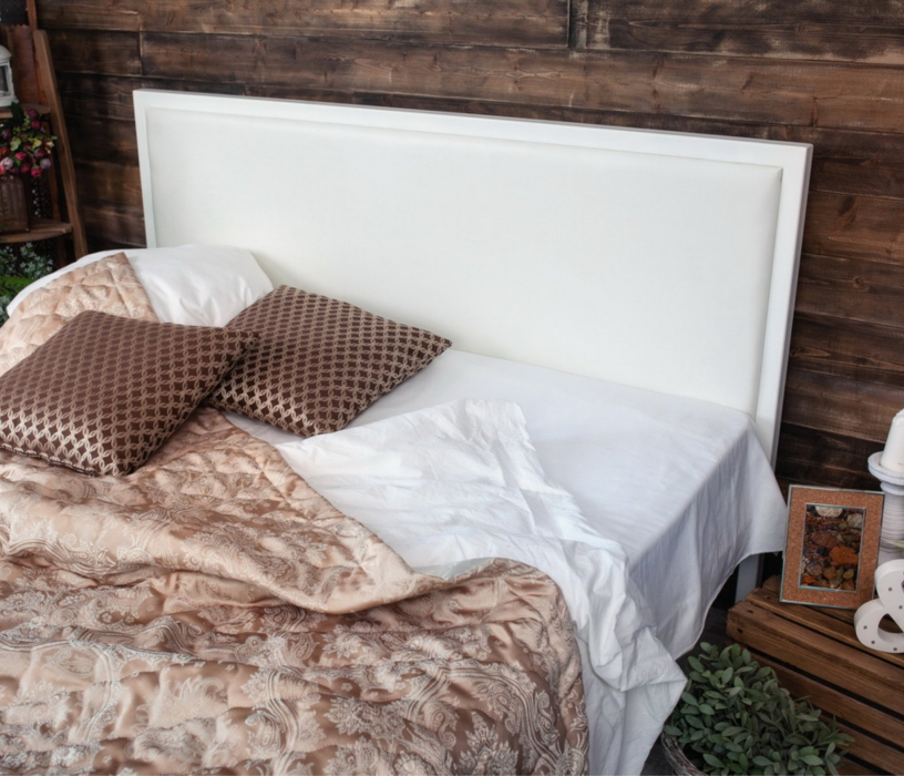 Кровати 140х200, Кровать в стиле лофт Лоренцо 1.4 (Белый)