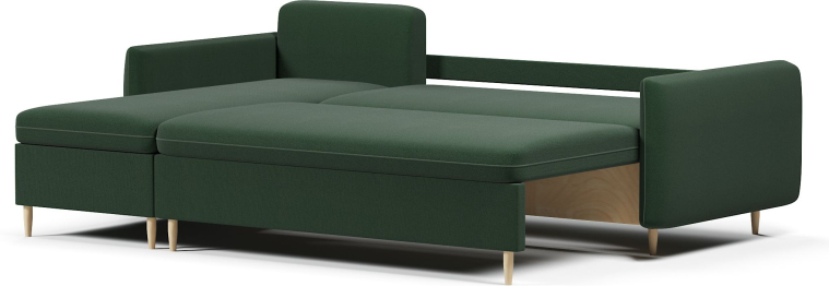 Диван-кровать угловой Рон 2 пантограф,велюр