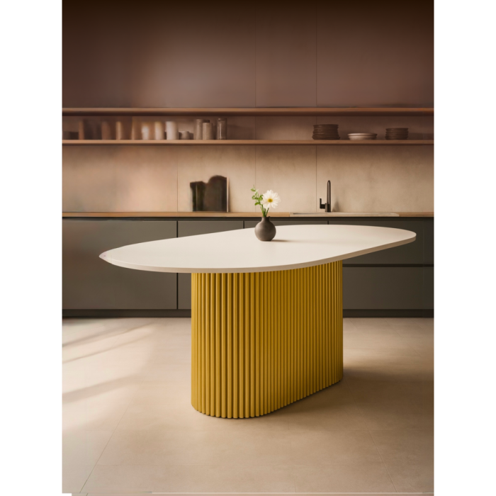 Обеденные столы, Стол Барон О 200 х 90 (золотые ноги)