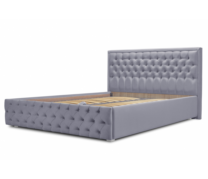 Мягкая кровать, Кровать с мягким изголовьем  Флоренция 1400 с подъемным механизмом