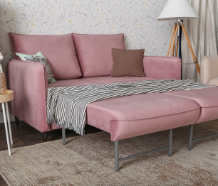 Диван-кровать Фьорд SMART 140, велюр