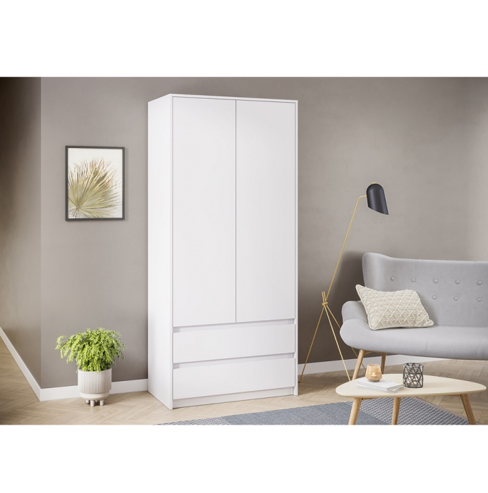 Шкафы двухстворчатые, Шкаф для одежды и белья Айден ШК06-900