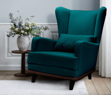 Кресло для отдыха, Кресло для отдыха Ритм интерьерное, микровелюр