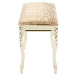 Банкетка Валентино (патина золото / бежевый)