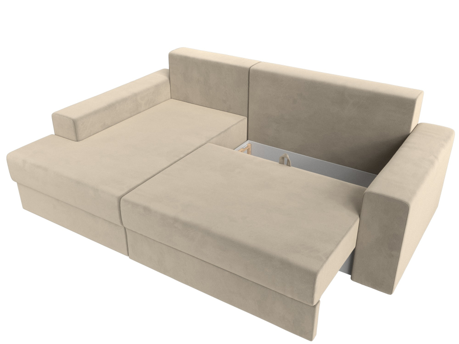 Офисные диваны, Угловой диван Майами левый угол, микровельвет