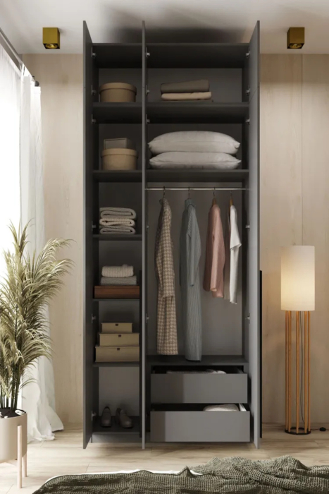 Шкафы распашные, Шкаф распашной с антресолью София 2600х1200х520 мм