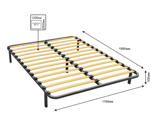 Ортопедическое основание 120х200 см