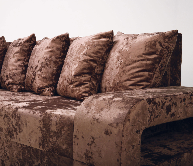 Диваны угловые в гостиную, Угловой диван Марго 1 левый, велюр