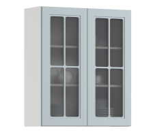 MODERN, MODERN шкаф навесной со стеклом 2 дв 80х92 см