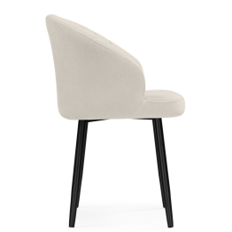 Стул на металлокаркасе Бэнбу некрутящийся marseille (чёрный)