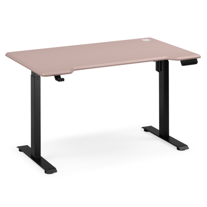 Прямые компьютерные столы, Компьютерный стол Маркос с механизмом подъема 120х75, черный