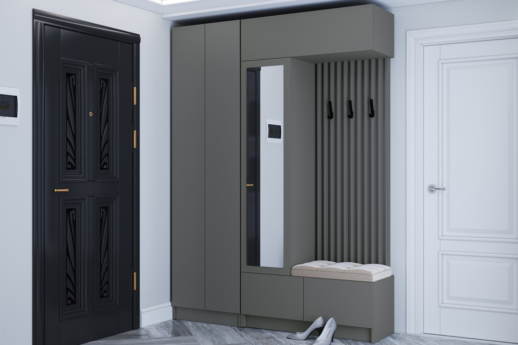 Шкафы двухстворчатые, Шкаф для одежды Руэлла