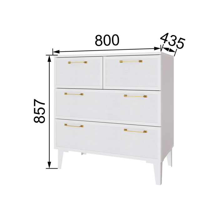 Комоды, Комод малый Толедо ТК-21