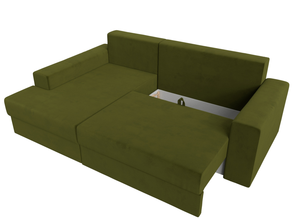 Офисные диваны, Угловой диван Майами левый угол, микровельвет