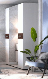 Норвуд 555 Шкаф для одежды и белья 4-дв с/з