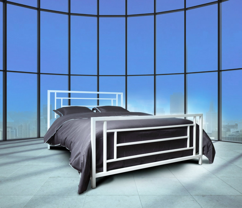 Кровати 140 см, Кровать в стиле лофт Орландо 1.4