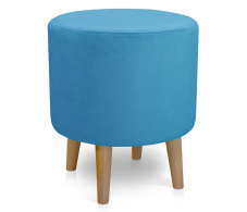 Банкетки, Пуфик круглый Ронд на высоких ножках, микровелюр
