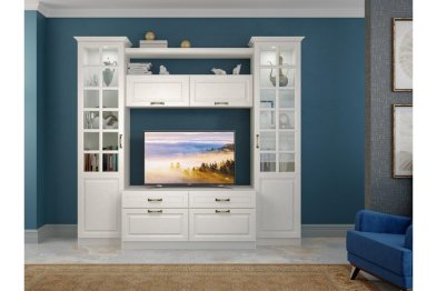 Шкаф навесной Ливерпуль Белый