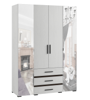 Шкафы распашные, Шкаф с зеркалом Модена МШ-24