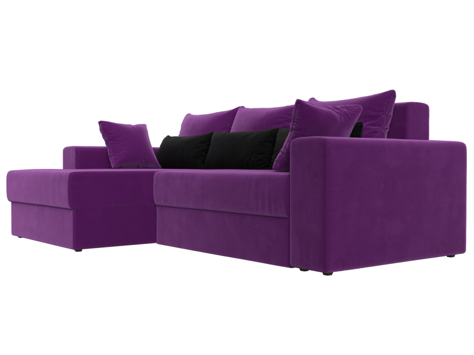 Офисные диваны, Угловой диван Майами левый угол, микровельвет